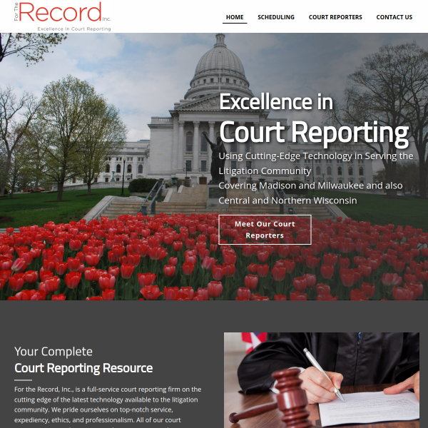 Court Reporting and Videography Services – For The Record, Inc.
