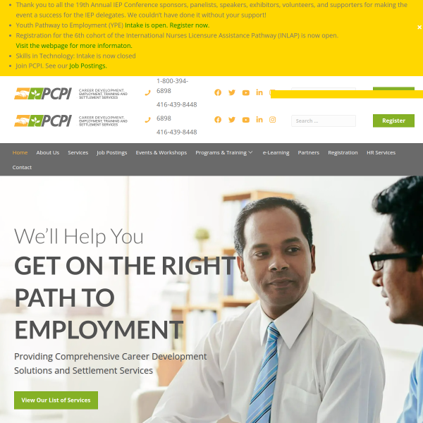 Progress Career Planning Institute (PCPI)